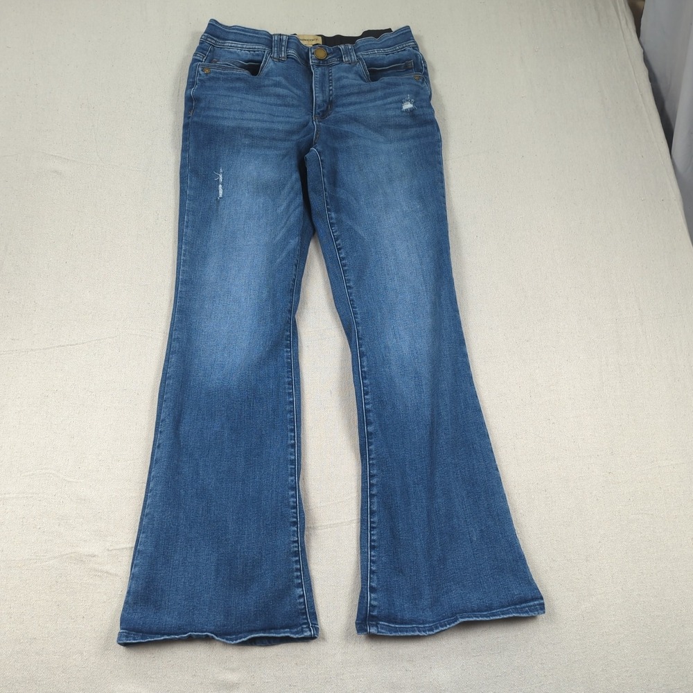 Democracy Jeans Womens 10 Blue Boot Cut Ab Technology‎ Stretch Western Cowgirl
